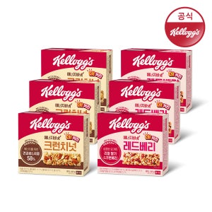 켈로그 더 커진 크런치넛 에너지바 40gx4개입 3박스+3박스