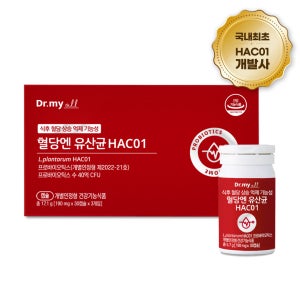 [에이투젠] 혈당유산균 HAC01 당화혈색소 혈당케어 개발사 30캡슐, 3개