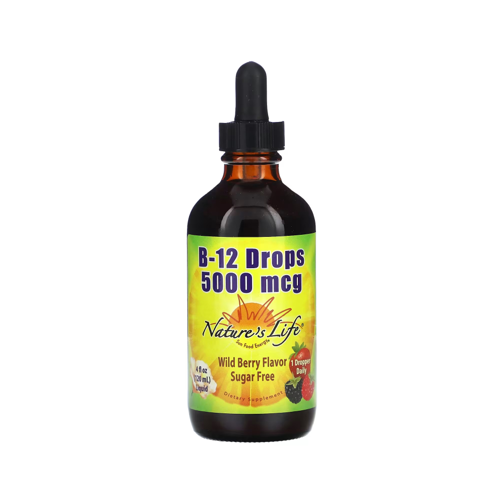 <b>네이처스라이프 비타민B12</b> 5000mcg 와일드베리맛 120ml