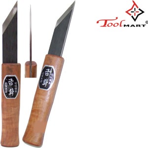 국내생산 금화 조각끌 양날 서각도 1.6-2.5T 전문 목공 조각도