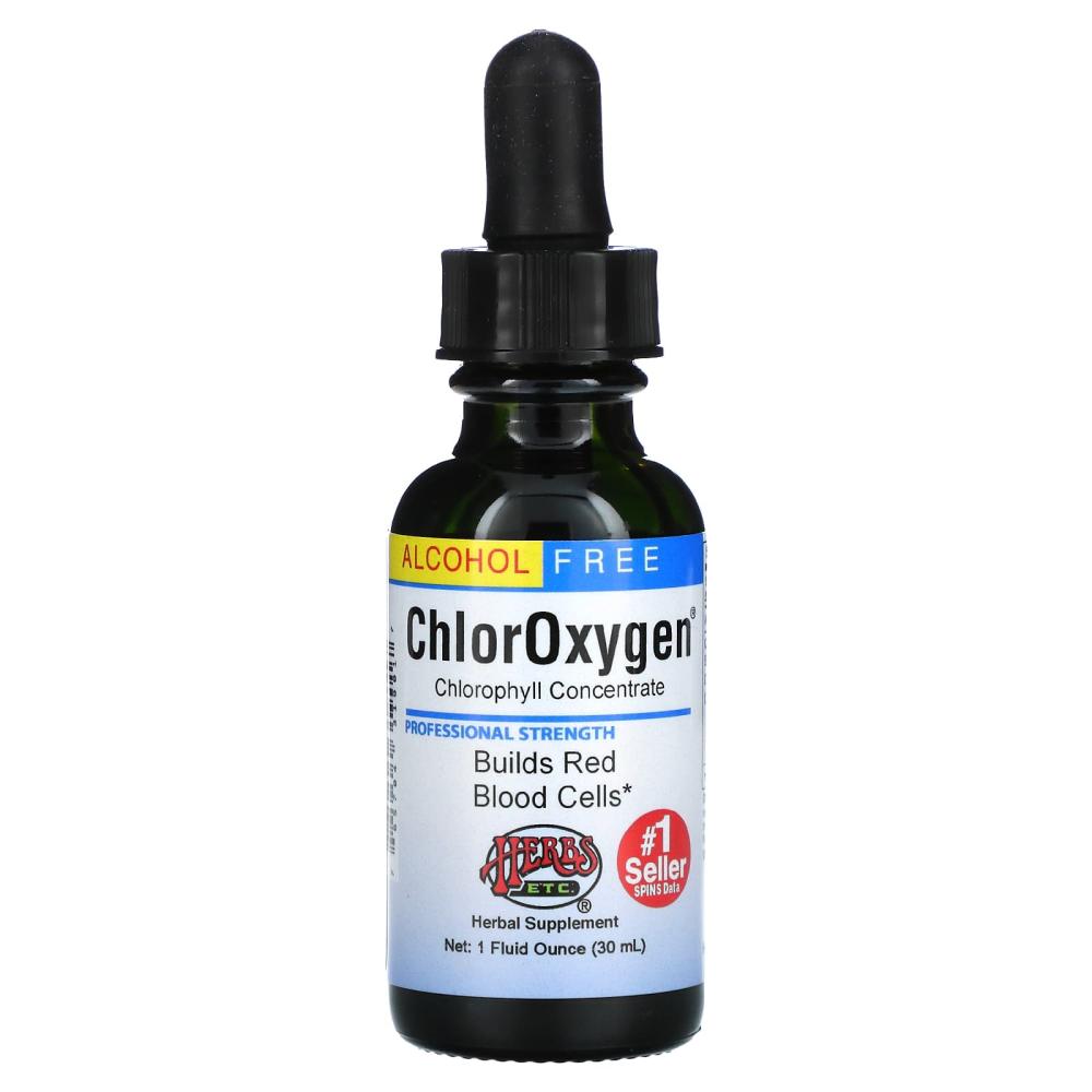 허브ETC <b>ChlorOxygen</b> 클로로필 엽록소 농축물 무알콜 30ml