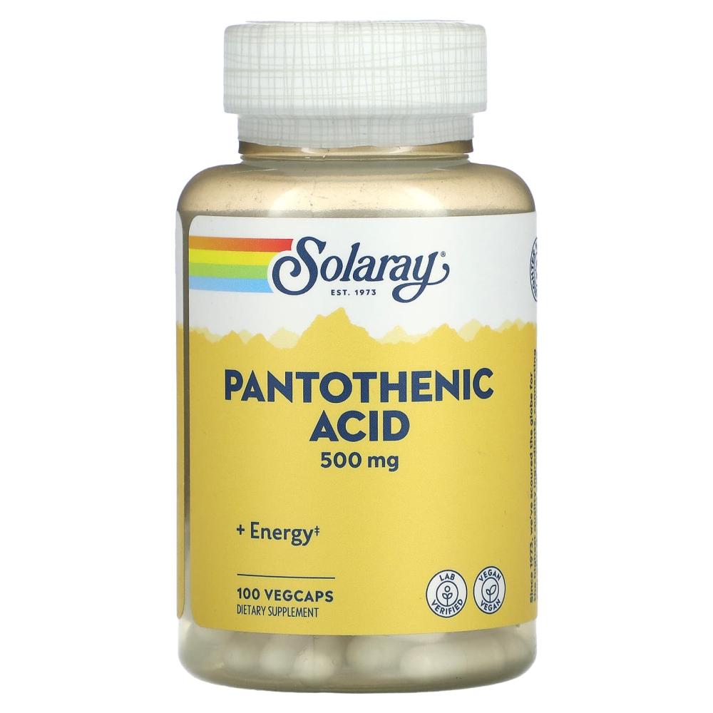 솔라레이 <b>판토텐산</b> 500mg 베지 캡슐 100정