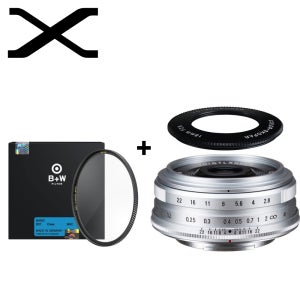 보이그랜더 컬러스코파 18mm F2.8 ASP 실버 후지 X + B+W Basic 43mm