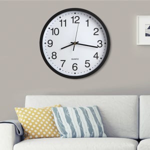 심플한 무소음 원형벽시계 소리안나는 사무실 거실 벽걸이시간