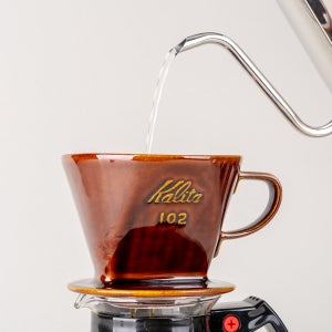 칼리타 도자기 드리퍼 102LD 브라운