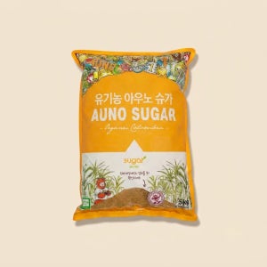 아우노슈가 대용량 비정제설탕 비정제원당 유기농 사탕수수 마스코바도 원당 5kg
