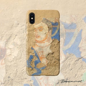 명화 케이스 1413 Buddha with Two Disciples China (Xinjiang Uyghur Autonomous Region) 붓다 불교 굿즈 아이폰XS하드