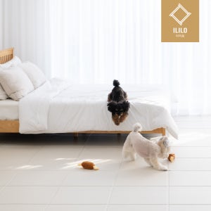 이리로 강아지 슬개골탈구예방 미끄럼방지 방수 애견 접이식 타일 매트