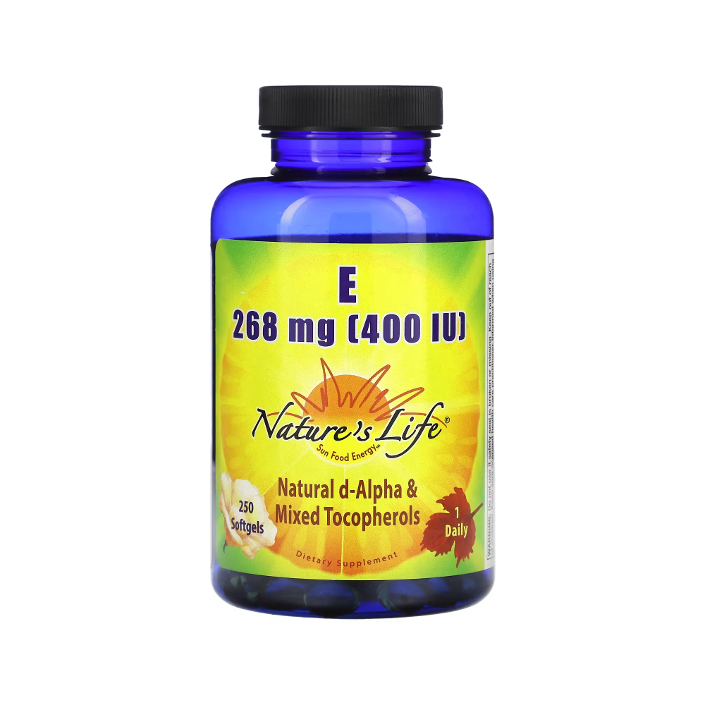 <b>네이처스라이프 비타민E</b> 268mg 250소프트겔