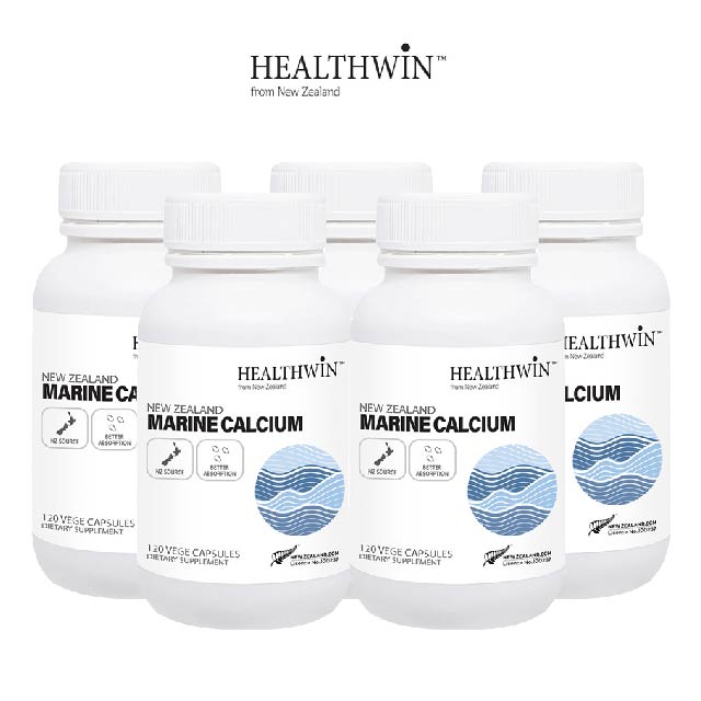 <b>내추럴 마린 칼슘</b> 비타민D 120식물성캡슐 5개 헬스윈 추천 뉴질랜드 직구 부모님 선물