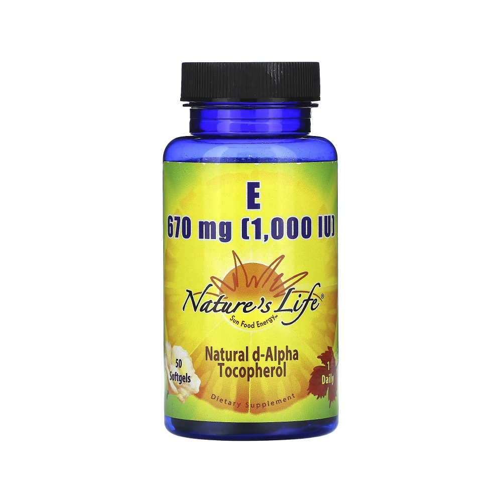 <b>네이처스라이프 비타민E</b> 670mg 50소프트겔