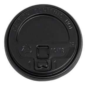 84mm(10/13온스) 일회용 종이컵뚜껑 테이크아웃컵 리드 검정 1000개