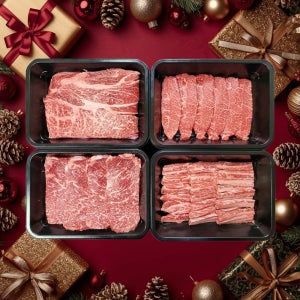 1등급 한우한마리세트 1kg 등심+채끝+부채살+갈비 1kg