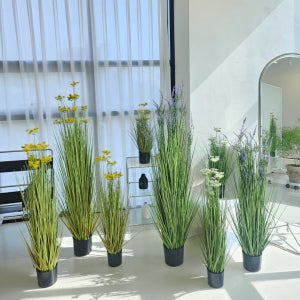 조화나무 인조나무 생화같은 조화 당귀꽃 아미초 섬바디 대형 거실 카페 조경 식물 그린 인테리어