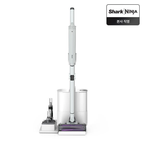 샤크 무선청소기 에보파워시스템 NEO+ 초경량 자동먼지비움 화이트 LC351KRWH/LC350KRWH