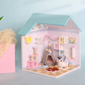 미니멀 큐트 캣룸 미니어처 만들기 DIY 키트