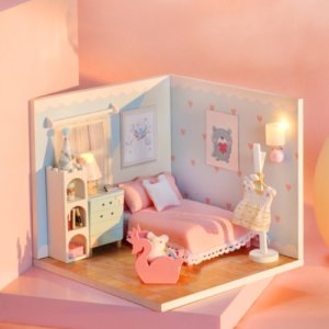 미니멀 침실 미니어처 DIY 키트 만들기