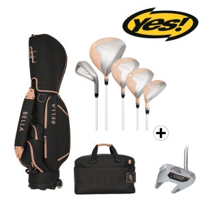 예스골프 2024 벨라 스포티바 여성 풀세트 크림핑크