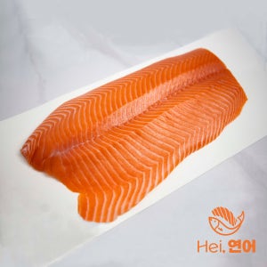 헤이연어 프리미엄 딥스킨 생연어 노르웨이 현지가공 필렛 몸뱃살 1kg 500g