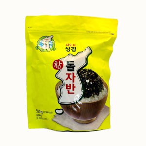 [성경김] 지도표 바삭한 돌자반 500g 6봉 밥도둑 김자반 업소용 식자재 밥반찬