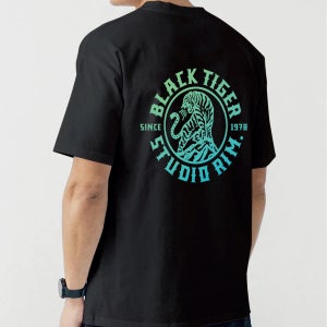 더림 호랑이 티셔츠 헤비코튼 반팔 짐웨어 두꺼운 면 상남자 루즈핏