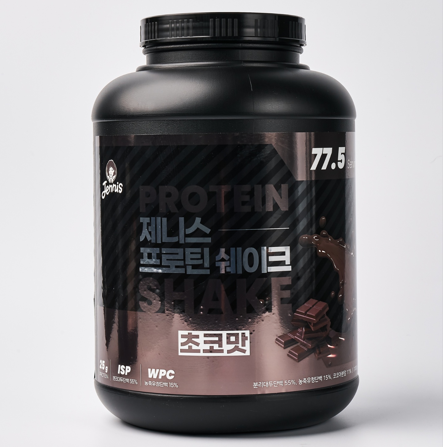 초코맛 단백질쉐이크 보충제 프로틴 맛있는 다이어트 식사대용 쉐이크 2kg 제니스