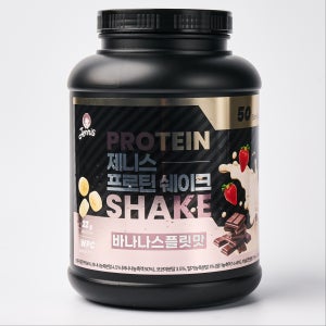 바나나스플릿맛 단백질쉐이크 보충제 프로틴 맛있는 다이어트 식사대용 쉐이크 2kg 제니스