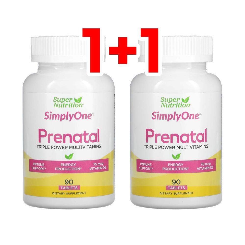 [1+1] 슈퍼뉴트리션 프리네이탈 <b>트리플 파워 멀티비타민</b> 90타블렛