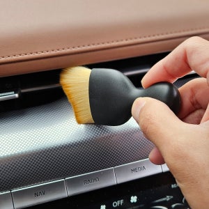 차량용 실내 먼지털이 틈새 브러쉬 세차용품 2+1