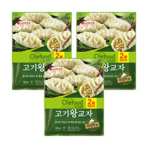 Chefood 만두 385g 6종 6개 골라담기 (2+2+2)