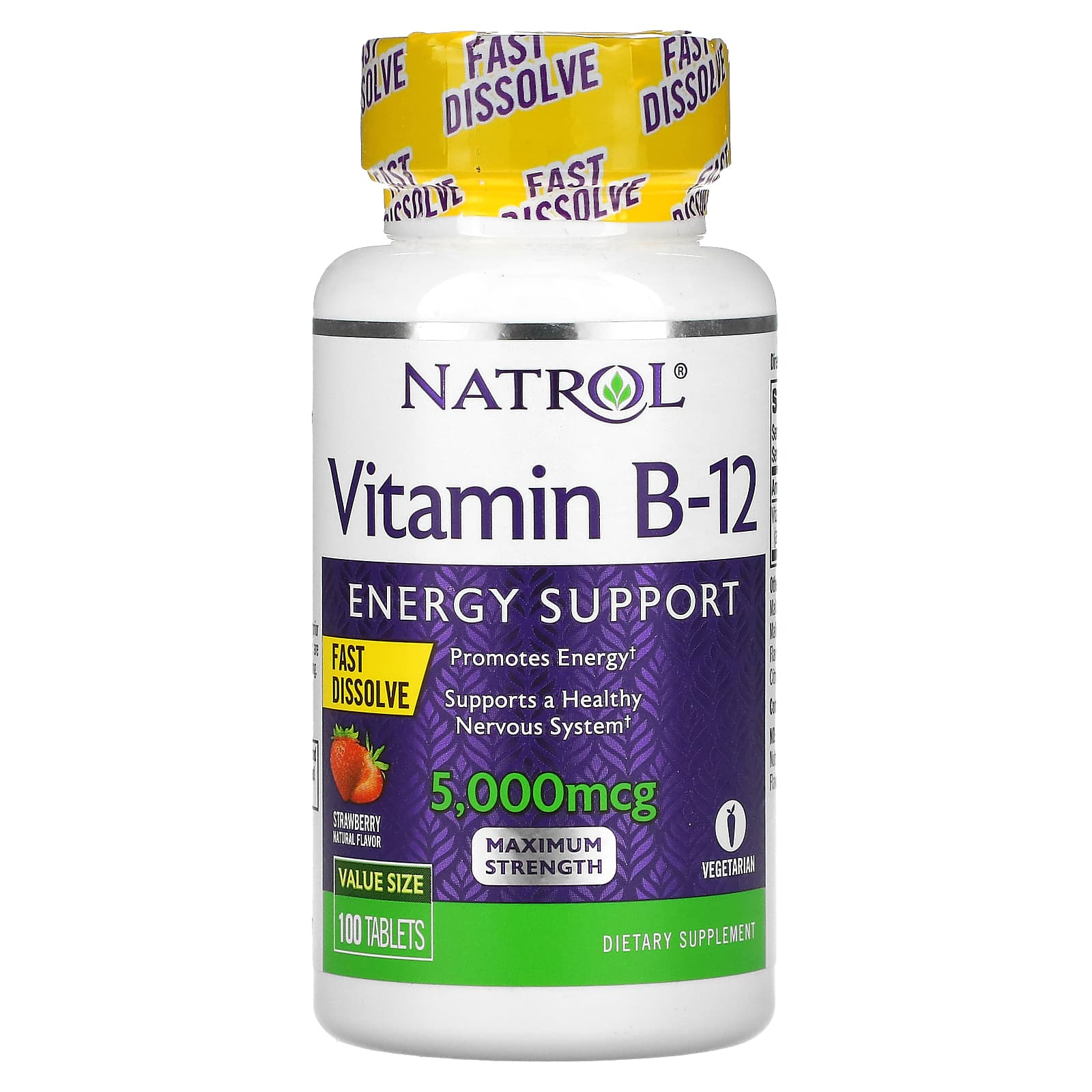 <b>나트롤</b> 비타민B12 사이아노<b>코발라민</b> <b>시아노코발라민</b> 5000mcg 100정