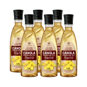 쉐푸드 카놀라유 500ml, 6개