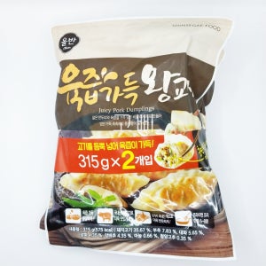 올반 육즙가득 왕교자만두 315g 2봉