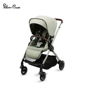 실버크로스 듄2 프리미엄 절충형 유모차 세이지그린