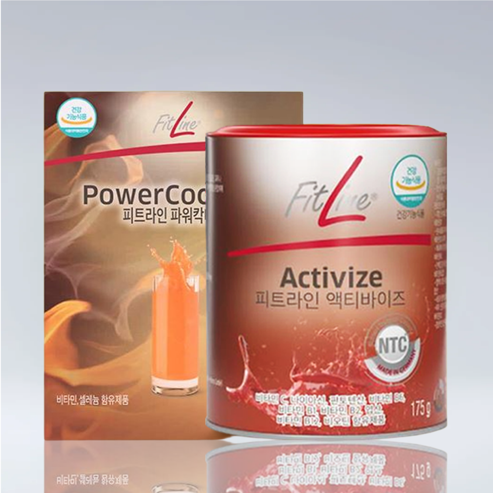 (최신제조) 독일 PM쥬스 피트라인 파워칵테일 액티바이즈 2종세트