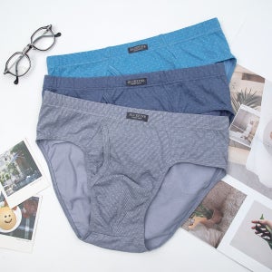 블루핀 남자 순면100% 삼각팬티 3매세트