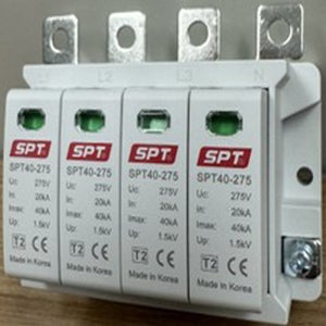 직결타입 삼상 4 선식 서지보호기 SPD 낙뢰보호장치 SPT40-275/4