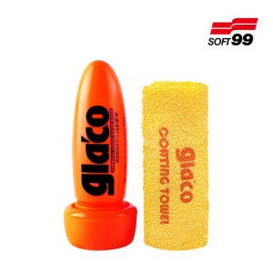 글라코 G4X플러스 즉시 건조 유리발수코팅제, 롤온 인스턴트 드라이 (노란색타월)