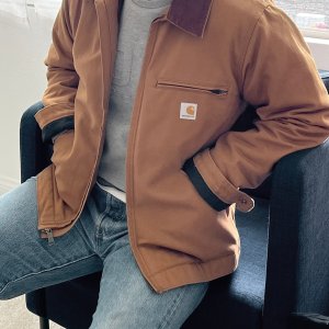 칼하트 남성 릴렉스핏 블랭킷 라인드 디트로이트 워크 자켓 (2컬러)