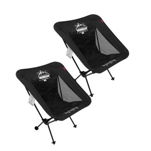 빈슨메시프 듀랄루민 백패킹체어 휴대용 등산 낚시 캠핑의자 경량 메쉬