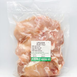 넓적다리 순살 정육 국내산 냉장 1KG 닭갈비용 닭꼬치 닭구이 도매