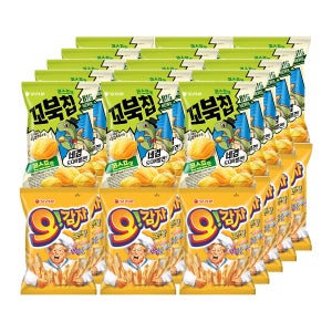 오리온 MINI 오감자그라탕 30g+꼬북칩 30g, 각15개, 총30개