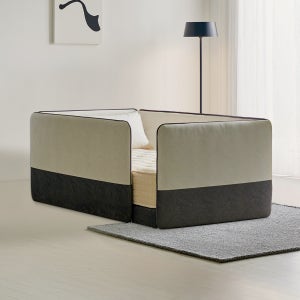 패밀리컨셉 오드리 저상형 데이베드 안전가드 슬림형 기능성 패브릭 Q(1500mm) 갤럭시