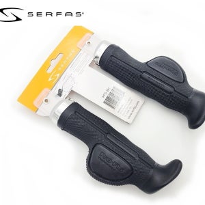 서파스 락그립 인체공학 바엔드 블랙, 자전거 킥보드 전기 MTB 하이브리드 SERFAS