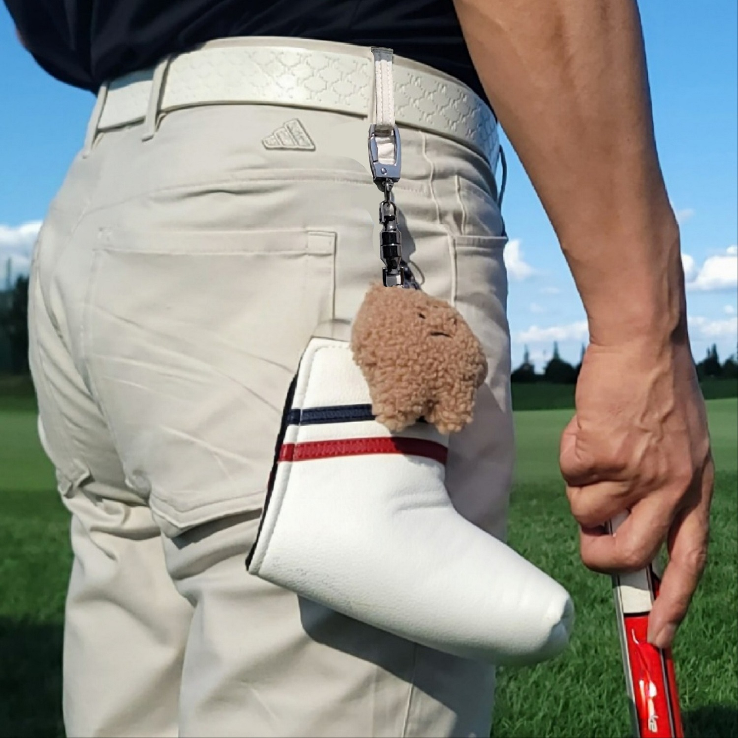 스콜피골프 자석 퍼터키퍼 인형식 퍼터클리너 볼클리닝 커버홀더 scorpy golf