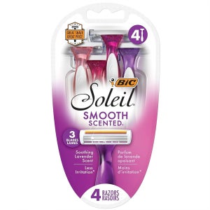 빅 여성용 쉐이버 면도기 3중날 4개입 Soleil