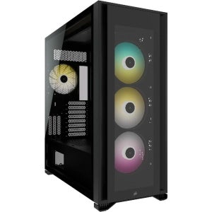 CORSAIR iCUE 7000X RGB 풀 타워 ATX PC 케이스 블랙 CC-9011226-WW