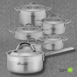 리빙아트 프리마베라 통삼중 스텐 편수냄비 14cm