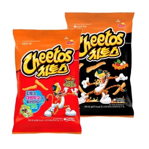 롯데 치토스 스모키바베큐 82g, 매콤달콤한맛
