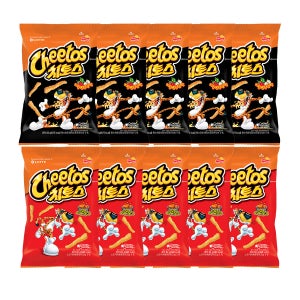 롯데 치토스 스모키바베큐 82g+매콤달콤한맛 82g, 각5개, 총10개